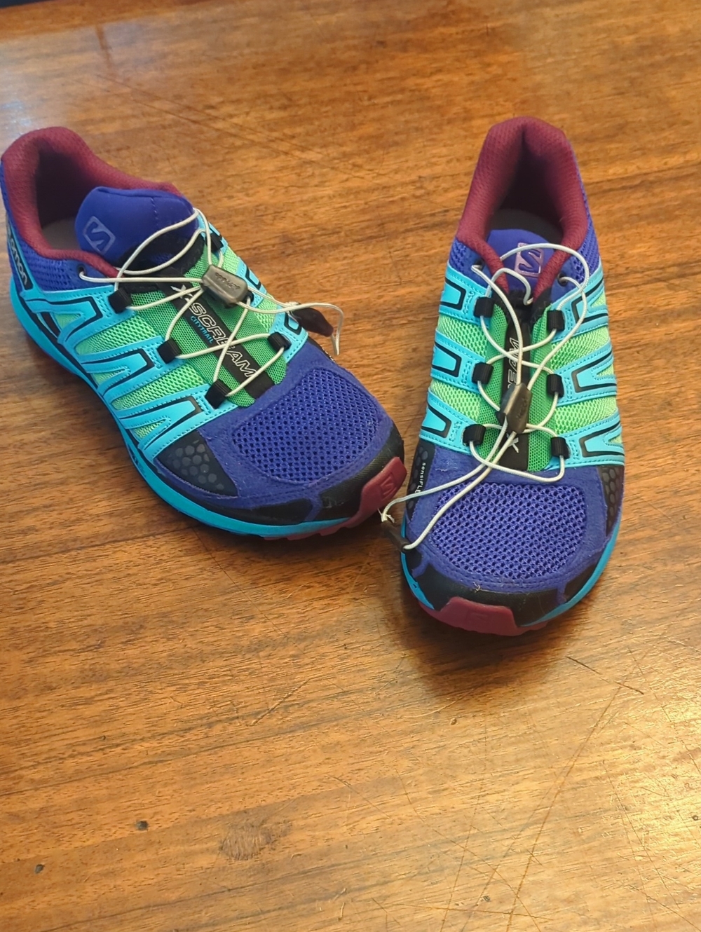 Salomon Women’s Blue, Teal & Purple Trail Running Shoes